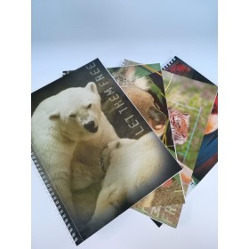 MAXI SPIRALI A4 1RG ANIMALI