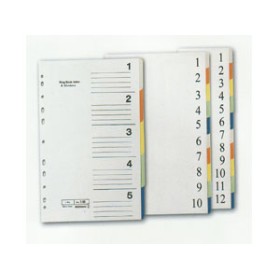 SEPARATORI IN CARTONCINO 6 TASTO