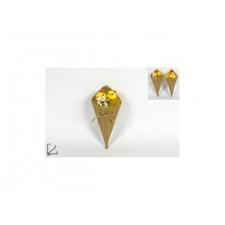 CONO JUTA CON PULCINI 2 ASS.