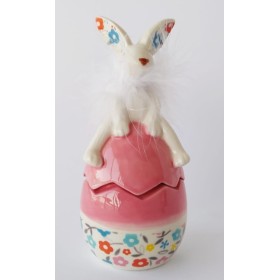 COFANETTI UOVO VISO CONIGLIO 16CM