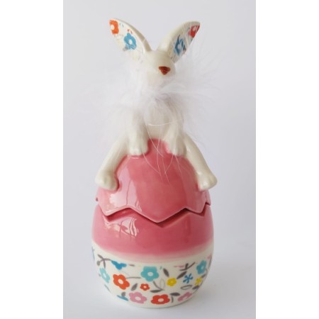 COFANETTI UOVO VISO CONIGLIO 16CM