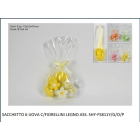 APPENDINI UOVA DECORATE SET 8 PZ