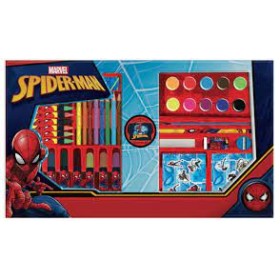 SCATOLA COLORI E STICKERS SPIDERMAN