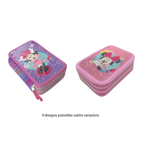 CORREDI 3 ZIP GIOTTO TURBOCOLOR REVERSIBILE MINNIE