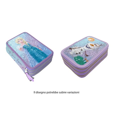 CORREDI 3 ZIP GIOTTO TURBOCOLOR REVERSIBILE FROZEN