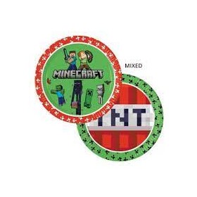 PIATTI GRANDI CM.23 MINECRAFT PZ.8