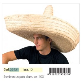 SOMBRERO ZAPATA 100CM