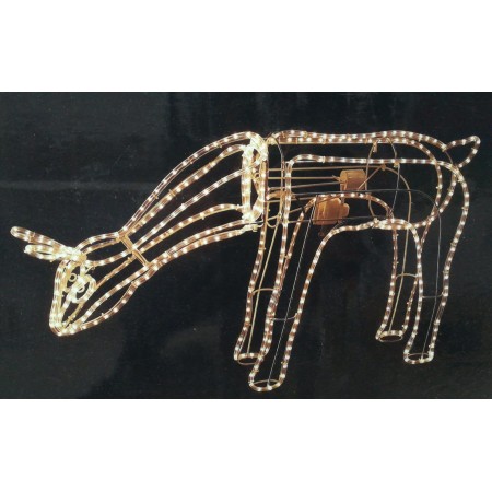 CERVO C/TESTA BIANCO 13 CM.