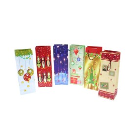 BUSTA LINEA NATALE 18X10X23CM 2ASS