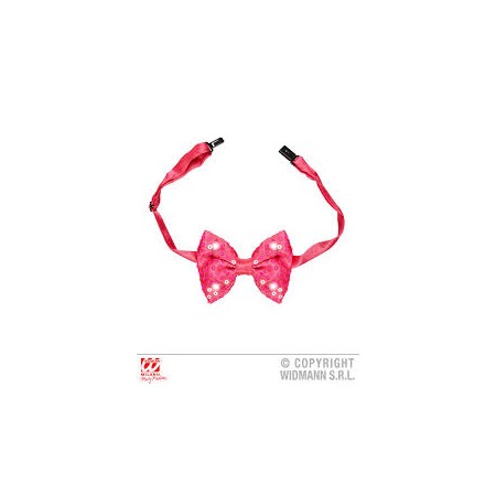 FARFALLINO ROSA CON LED