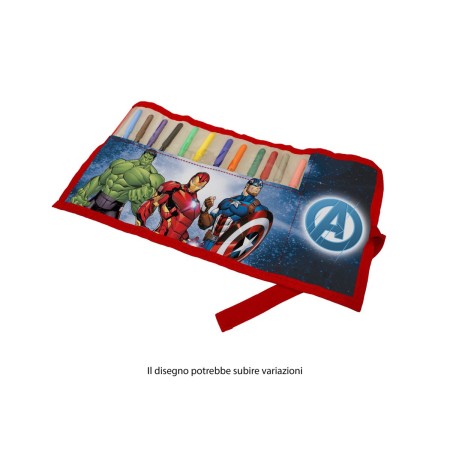 ROTOLO CON 12 COLORI GIOTTO AVENGERS