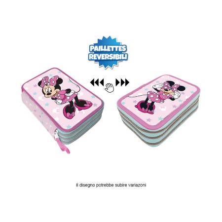 CORREDI 3 ZIP GIOTTO TURBOCOLOR REVERSIBILE MINNIE