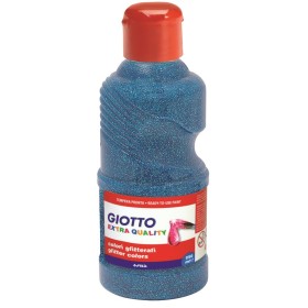 COLORI TEMP. GLITTER CYAN GIOTTO 250ML