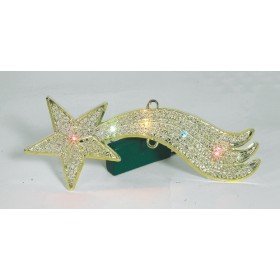 STELLE COMETE 24CM ORO C/5 LUCI 21274