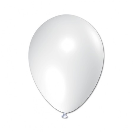 PALLONCINI 100PZ BIANCHI 9 POLLICI