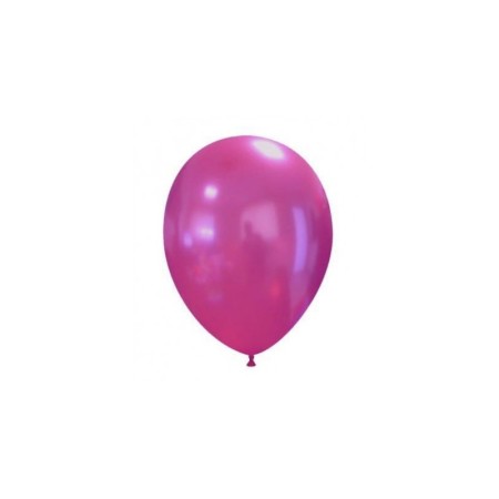 PALLONCINI 100PZ FUCSIA METAL 5 POLLICI.
