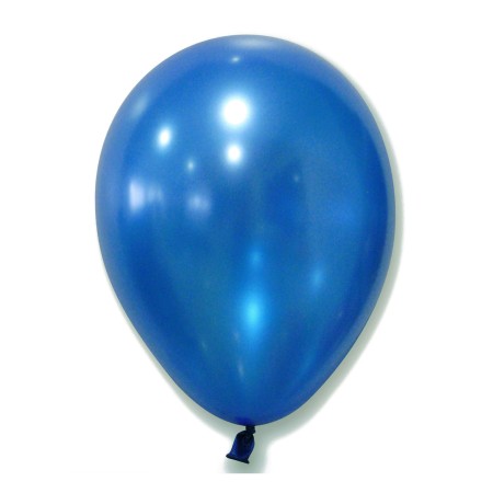 PALLONCINI 100PZ BLU METAL 11 POLLICI