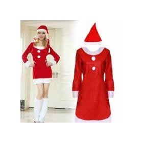 VESTITO BABBO NATALE DONNA PZ.24