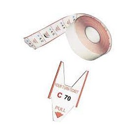 ROTOLI ALFANUMERICI X KIT ELIMINACODE PZ 5 BIANCO