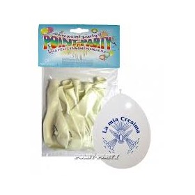 PALLONCINI CRESIMA BIANCO PZ.20