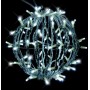 SFERA METAL 80 CM 240 LED BIANCA