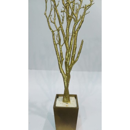ALBERO CON NEVE ORO 56CM