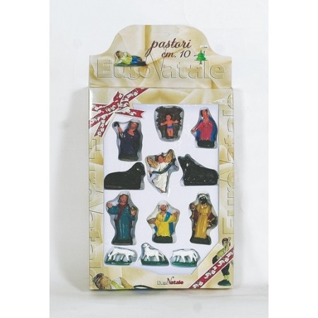 9 PASTORI ASSORTITI CM. 10 IN SCATOLA
