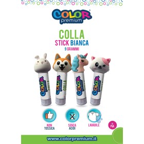 COLLA STICK 9G 3D ANIMALETTI  COLOR PREMIUM