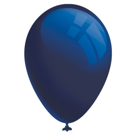PALLONCINI 100PZ BLU METAL 5 POLLICI.