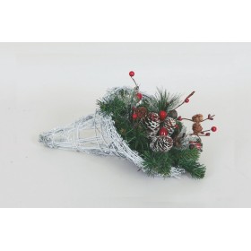 CORNUCOPIA BIANCA CM.35X22 D