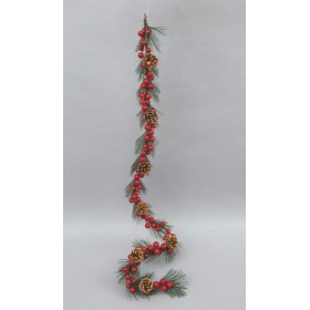 RAMO CM.120 C/PIGNE E BACCHE