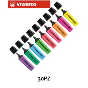 EVIDENZIATORI STABILO BOSS ASS. 30PZ