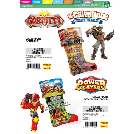 100177 POWER PLAYERS '21 CALZETTONE