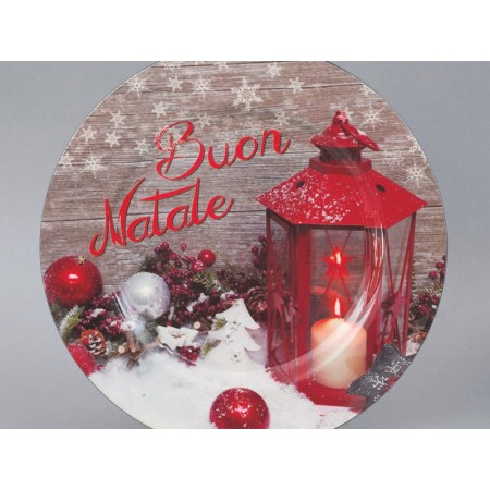 PIATTO PLASTICA TONDO CM.33