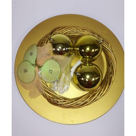 CENTROTAVOLA C/SFERE ORO