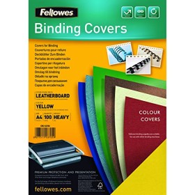COPERTINA DELTA A4 GIALLO C. 100 PZ FELLOWES