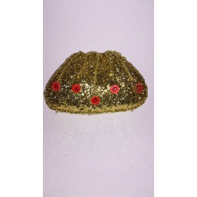 ADDOBBI ALBERO BORSETTA ORO.