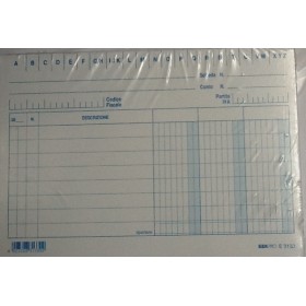 SCHEDE 3 COLONNE 15X10.5 BLU PZ 100