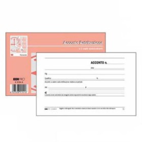 BLOCCHI ACCONTI RETRIBUZIONE 50X2 AUT.