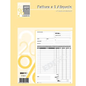 BLOCCO FATT.3 ALIQ.33X3 LIBRO