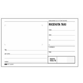 BLOCCHI RICEVUTE TAXI 10.5X15  E5577
