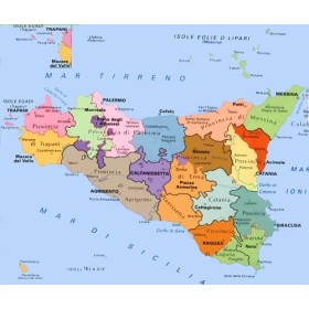 CARTINE GEOGRAFICHE SICILIA