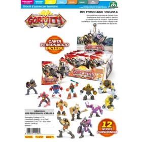 010 001 GORMITI S3 MINI FIGURES 5CM CDU24 ASS 8 (24/48)