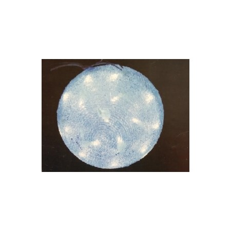 SFERA ACRILICA 35 CM LED BIANCO