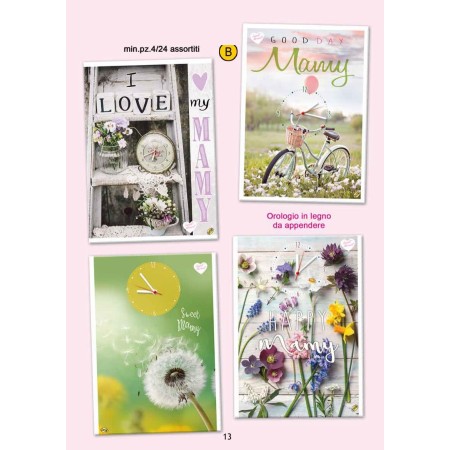 OROLOGI PARETE CUORE MAMMA - MA061