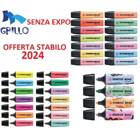 ESP. STABILO BOSS RICARICA PZ 550+60 FANTASIA 2025