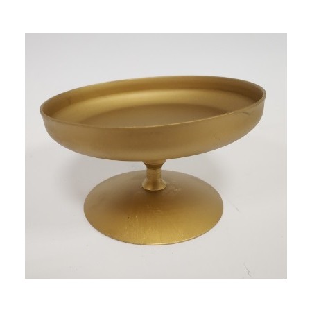 PORTA CANDELA TONDO RIALZATO