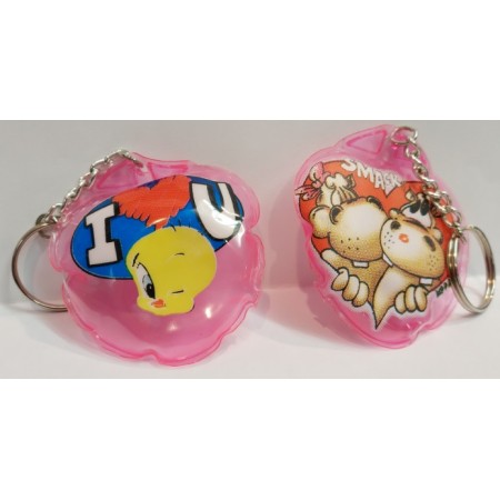 PORTACHIAVI C/CUORI GONF. QUADRIC.