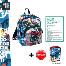ZAINI DOPPIO SCOMPARTO YUB GRAFFITI BOY