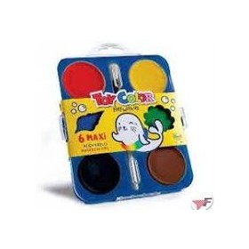 ACQUERELLONI 6 COLORI DIAM.55